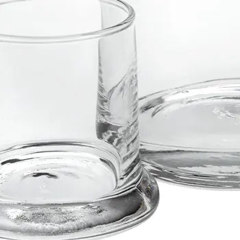 4 X 6 X 7 Clear Glass 2 Pc Glass Bedside Or Desktop Carafe Set  10 Oz