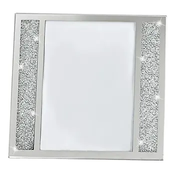 5" x 7" Silver Crystal Tabletop Picture Frame