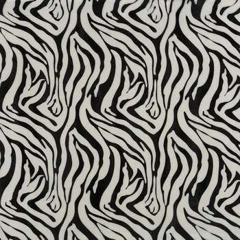 20" Black And White Zebra Iron And Resin Square Hanging Wall Tile