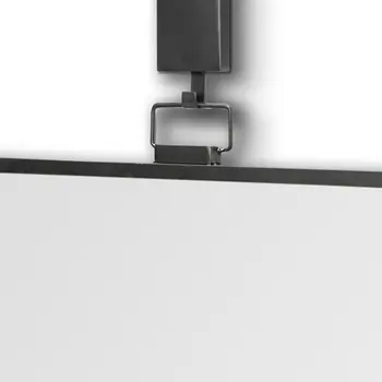 44" Gunmetal Metal Framed Accent Mirror