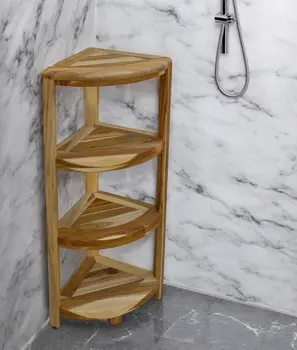 12" Natural Solid Wood Freestanding Bathroom Vanity