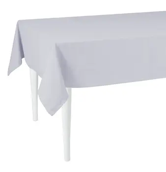 55" X 120" Gray Polyester Tablecloth