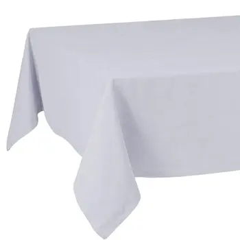 55" X 120" Gray Polyester Tablecloth