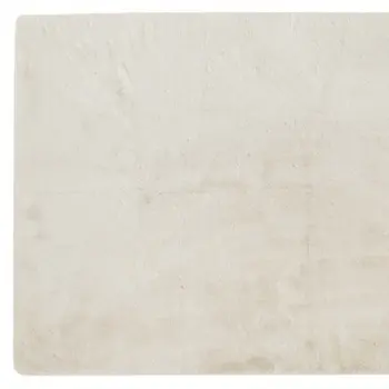 3' X 5' Faux Fur Hand Knotted Area Rug