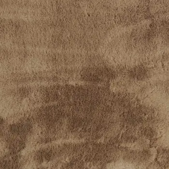 3' X 5' Taupe Shag Hand Knotted Area Rug