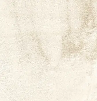 5' X 8' Ivory Shag Hand Knotted Area Rug
