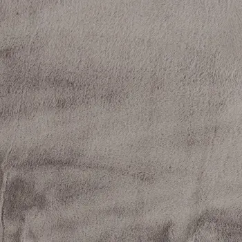 5' X 8' Gray Faux Fur Washable Area Rug