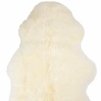 2' X 3' Ivory Shag Area Rug
