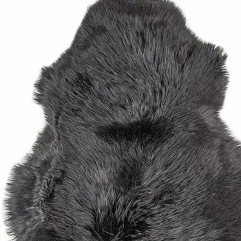 2' X 3' Black Shag Area Rug