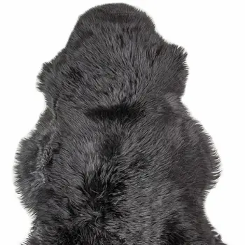 2' X 3' Black Shag Area Rug