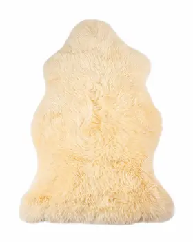 2' X 3' Beige Shag Area Rug
