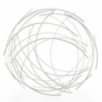26" X 26" Silver Metal Circle