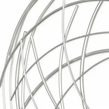 26" X 26" Silver Metal Circle