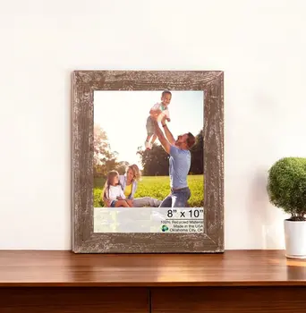Gray Tabletop Picture Frame