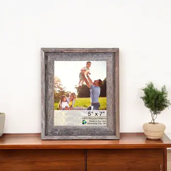 5" X 7" Natural Weathered Gray Picture Frame