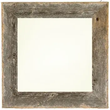 6" x 6" Gray Solid Wood Tabletop Picture Frame