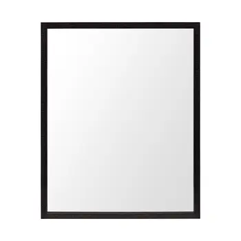 Rectangle Espresso Accent Mirror With Lakeside Design