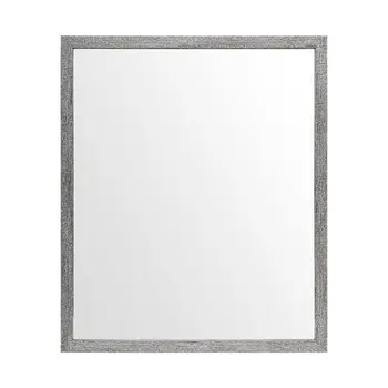 Rectangle Grey Accent Mirror With Driftwood Quality Frame