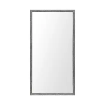 Rectangle Grey Accent Mirror With Driftwood Quality Frame
