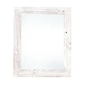 16" x 20" White Solid Wood Hanging Picture Frame