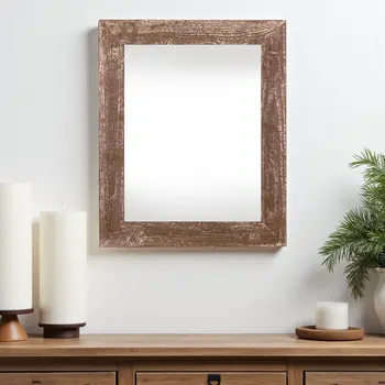 16" x 20" Espresso Solid Wood Hanging Picture Frame