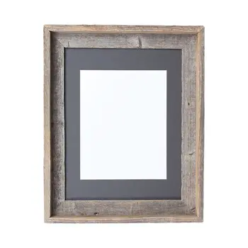 11" x 14" Gray Solid Wood Hanging Picture Frame