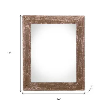 11" x 14" Espresso Solid Wood Hanging Picture Frame