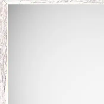 10" x 10" White Solid Wood Hanging Picture Frame