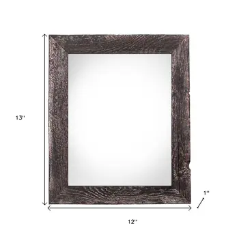 8" x 10" Black Solid Wood Tabletop Picture Frame