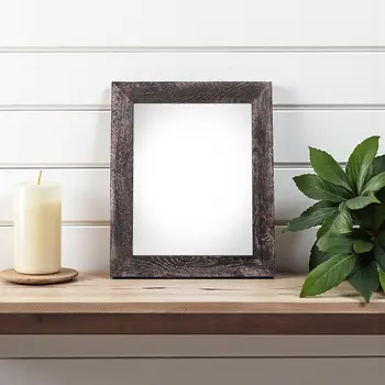 8" x 10" Black Solid Wood Tabletop Picture Frame