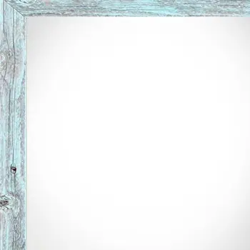 6" x 6" Blue Solid Wood Tabletop Picture Frame