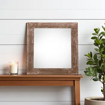 12" x 12" Espresso Solid Wood Tabletop Picture Frame