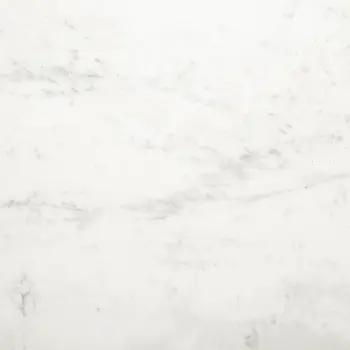 48" White And Black Rounded Marble And Metal Pedestal Base Dining Table