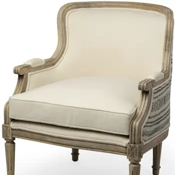30" Black and Brown Leather Arm Chair