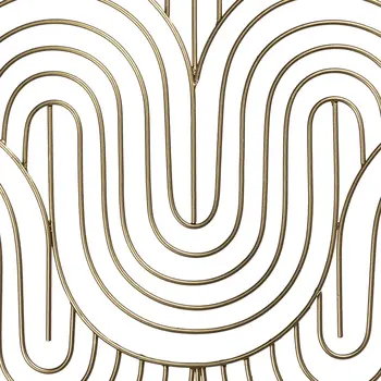 24" X 24" Gold Metal Novelty