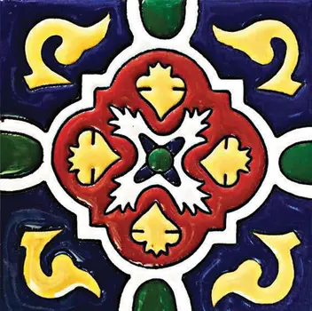 6" X 6" Festival Brights Mosaic Peel And Stick Removable Tiles