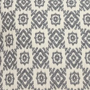 16" Gray Cotton Throw Pillow