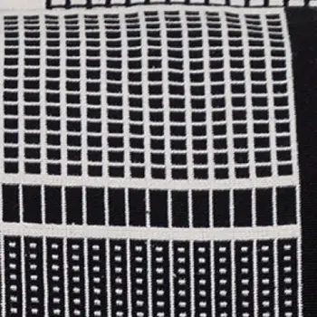 Black And White Abstract Stripes Throw Pillow