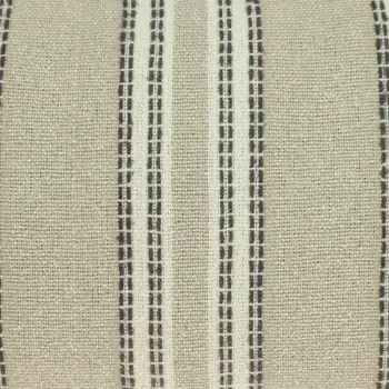 Oatmeal Stripe Weave Lumbar Throw Pillow