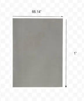 6" Round Grey Premier Rug Pad