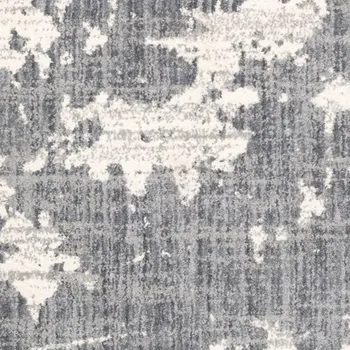 5' X 8' Grey And Ivory Grey Matter Area Rug