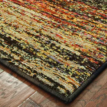 3' X 5' Orange Red Power Loom Area Rug