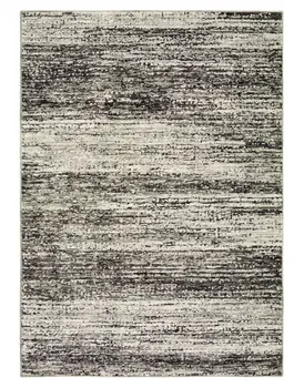 9' X 12' Ash And Slate Abstract Area Rug