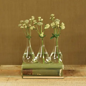 5" Clear Bud Crystal Glass Table Vase