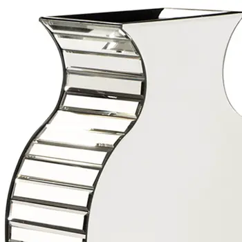 28" Clear Crystal Glass Table Vase