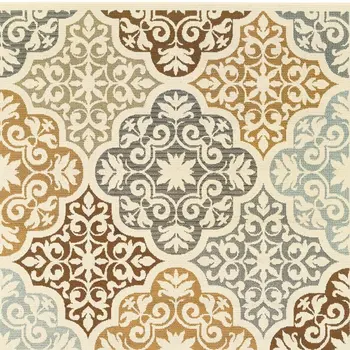 8' X 13' Gray And Ivory Moroccan Indoor Outdoor Area Rug