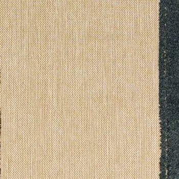 8' Beige And Black Indoor Outdoor Area Rug