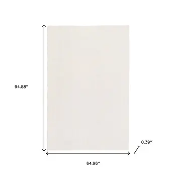 5' x 8' Beige Non Slip Rug Pad