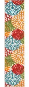 10' Green And Ivory Indoor Outdoor Area Rug