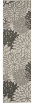 8' Gray Indoor Outdoor Area Rug